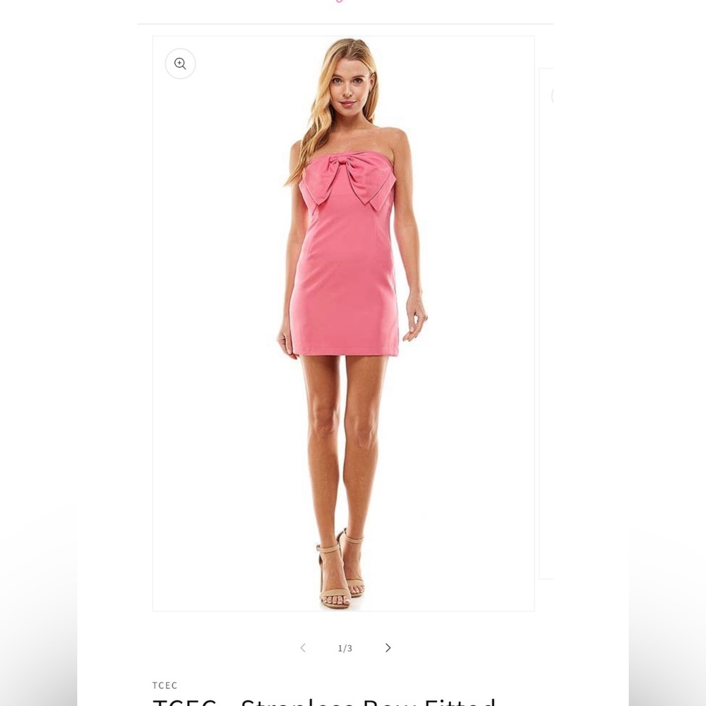 Pink Bow Dress